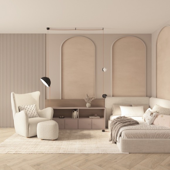 DK5540-BK Cветодиодный светильник на ременный шинопровод Denkirs Belty CRI90+ 4000К 1170Лм 38° 12Вт