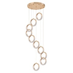 Подвесная люстра ARTE LAMP MONTANA A7777SP-10GO