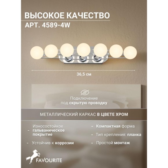 Настенный светильник Helmet 4589-4W