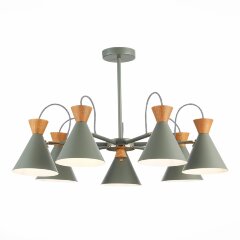 SLE125112-07 Светильник потолочный Серый, Золотистый/Серый, Темное дерево E14 7*40W MODICA SLE125112-07 Светильник потолочный Серый, Золотистый/Серый, Темное дерево E14 7*40W MODICA