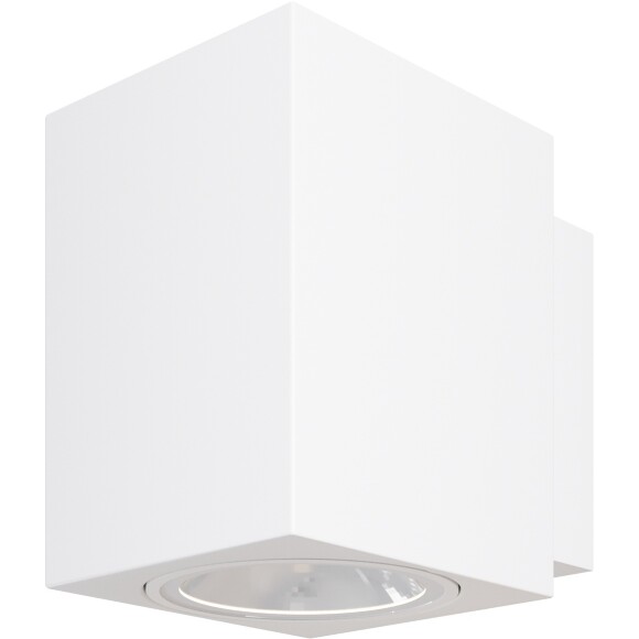 Maytoni Block O507WL-L5W3K Белый светодиодный уличный настенный фасадный светильник, свет в одну сторону, 110x120x80мм, LED 5Вт 3000K 97° CRI80 IP65 220V -40...+50°C