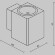 Maytoni Block O507WL-L5W3K Белый светодиодный уличный настенный фасадный светильник, свет в одну сторону, 110x120x80мм, LED 5Вт 3000K 97° CRI80 IP65 220V -40...+50°C