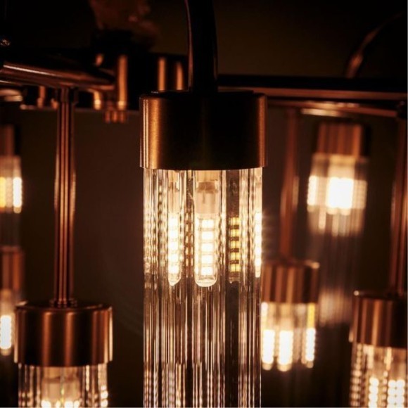 Подвесная люстра Arte Lamp BORGIA A4088LM-15AB Подвесная люстра Arte Lamp BORGIA A4088LM-15AB