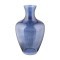 421377 LONGKALI Декоративная ваза, стекло, синий, H650, Ø400