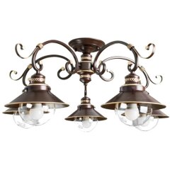 Люстра потолочная Arte Lamp A4577PL-5CK Grazioso под лампы 5xE27 60W