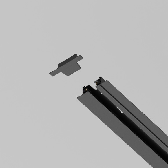 Торцевая заглушка 1шт для встр. в ГКЛ однофазного шинопровода Maytoni TRA002EC-11B