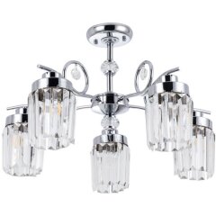 Потолочная люстра хрустальная Sophie A8067PL-5CC Потолочная люстра хрустальная Sophie A8067PL-5CC