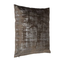 420077 SINGU Подушка декоративная L450 B450, полиэстер коричневый серебристый 420077 SINGU Подушка декоративная L450 B450, полиэстер коричневый серебристый