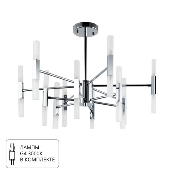 Люстра потолочная Arte Lamp A7410PL-24CC RAMONA под лампы G4 3W