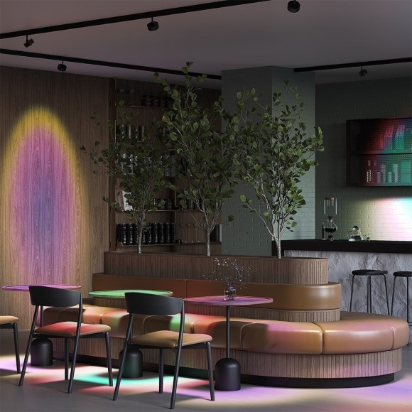 TR217-4-15WTW-DD-B Трековый магнитный SMART (App, DALI, Алиса) светодиодный светильник Maytoni Exility CRI90+ 2700-6000К 770Лм 70° 15Вт