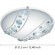 95576 EGLO NERINI (Нерини) настенно-потолочный LED-светильник, 16 Вт, 1500 лм, 4000 K, IP20, белый, стекло с кристаллами 95576 EGLO NERINI (Нерини) настенно-потолочный LED-светильник, 16 Вт, 1500 лм, 4000 K, IP20, белый, стекло с кристаллами
