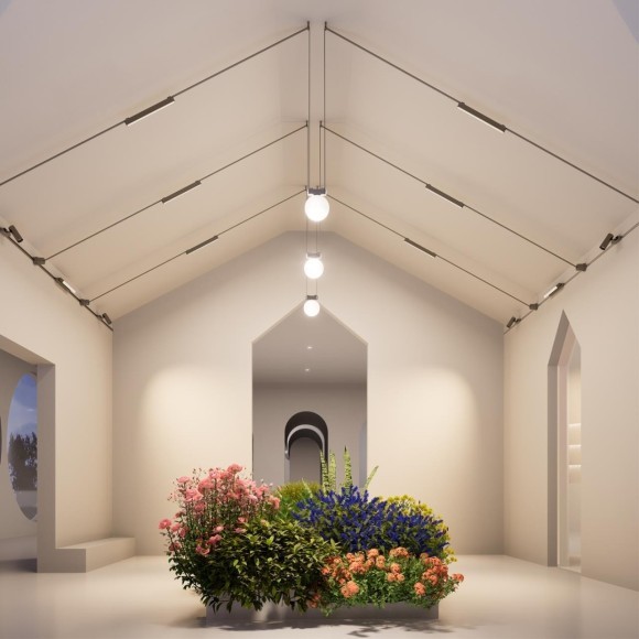 359460 Трековый ременный светодиодный SMART светильник c доп. механическим перекл. цветности Novotech EASY CRI90+ 3000-6000К 660Лм 28° 18W TUYA, Алиса, Wi-Fi