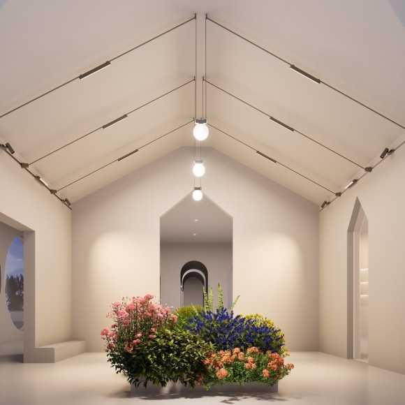 359460 Трековый ременный светодиодный SMART светильник c доп. механическим перекл. цветности Novotech EASY CRI90+ 3000-6000К 660Лм 28° 18W TUYA, Алиса, Wi-Fi