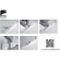 99152 EGLO FUEVA 5 (ФУЭВА 5) встраиваемый LED-светильник 2,7 Вт, 4000 К, никель, IP20