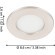 99152 EGLO FUEVA 5 (ФУЭВА 5) встраиваемый LED-светильник 2,7 Вт, 4000 К, никель, IP20