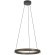390449 Светодиодный подвес с регулировкой цветовой температуры TRABUCO, 2X19W(LED), Ø800, 2200-6500K, 9600lm, алюминий, сталь, черный, коричневый, бел
