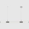 Светильник подвесной Crystal Lux LINEUP SP24W LED CHROME 3761/224