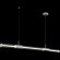 Светильник подвесной Crystal Lux LINEUP SP24W LED CHROME 3761/224