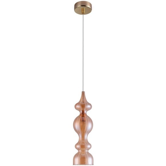 Светильник подвесной Crystal Lux IRIS SP1 A AMBER