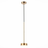 SL6000.303.01 Светильник подвесной ST-Luce Латунь/Латунь LED 1*7W 3000K PANCES