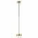 SL6000.303.01 Светильник подвесной ST-Luce Латунь/Латунь LED 1*7W 3000K PANCES