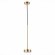 SL6000.303.01 Светильник подвесной ST-Luce Латунь/Латунь LED 1*7W 3000K PANCES