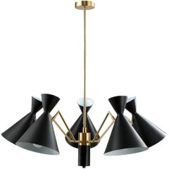 Люстра Crystal Lux JOVEN SP5 GOLD/BLACK Люстра Crystal Lux JOVEN SP5 GOLD/BLACK