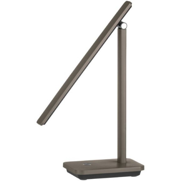 900958 Настольная лампа INIESTA, 3,6W(LED), 360lm, L330, B35, H350, пластик, черный/пластик, капучино, белый