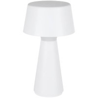 75795 Аккум. настольн. лампа  сенсорн, димм. HUESA  3W(LED), H290, Ø130, IP44, пластик, белый