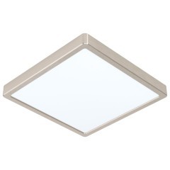 99254 Светодиодный накладной светильник FUEVA 5, 20.5W (LED), 285х285, H28, 2500lm, 4000K, сталь, никель 99254 Светодиодный накладной светильник FUEVA 5, 20.5W (LED), 285х285, H28, 2500lm, 4000K, сталь, никель