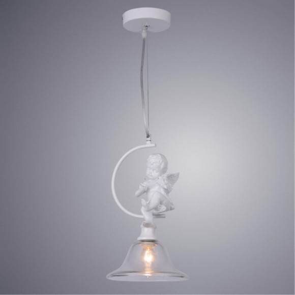 Подвесной светильник с 1 плафоном Arte Lamp A4288SP-1WH AMUR под лампу 1xE27 40W