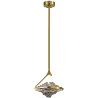 SL6115.303.01 Светильник подвесной ST-Luce Латунь/Дымчато-Серый LED 1*19W 3000K AMARA