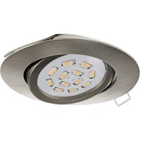 31688 Светодиодный встраиваемый светильник TEDO, 1x5W (GU10), ?80, литой алюминий, никель матовый