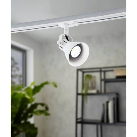 99749 Трековый спот TB SERAS, GU10, 1x35W, H165, ?85, сталь/пластик, белый