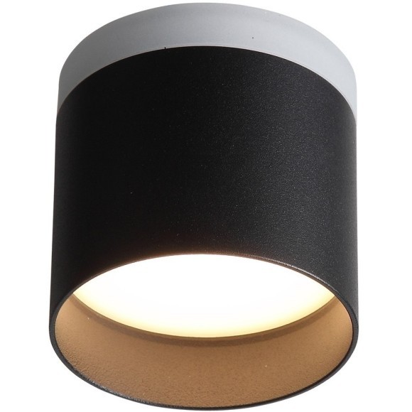 ST102.402.12 Светильник потолочный Черный LED 1*12W 3000K 936Lm Ra80 120° IP20 D100xH90 170-240V Накладные светильники