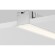 Maytoni Technical LL313001 Встраиваемый современный профильный линейный светодиодный светильник длиной 50 см, серебристый алюминий, белый рассеиватель, 500x50x35мм, LED 10Вт 3000K 750Лм CRI90 120° IP33 220V