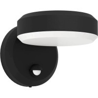 Уличный настенный светильник EGLO FORNACI 900674, встроенный LED 3 × LED, 3000К, CRI 80, подключение 220В, датчики движения и освещенности, IP44, высота 135 мм, длина 160 мм, вылет 190 мм