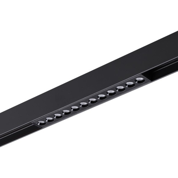 359931 Черный трековый линейный SMART светильник 22см (токопроводящий), пульт ДУ/Tuya Smart Life/Алиса 3000-6000К 220В 10Вт 24° 650Лм CRI90 Novotech VECTOR