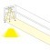 Профиль квадратный силиконовый 10х10 мм (тип А) PROFILED 10м/упак для LED ленты  Lightstar 441010