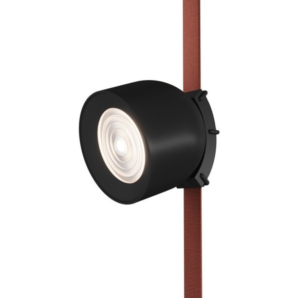 DK5640-BK Светодиодный поворотный SMART светильник для трека-ремня серии Denkirs Belty 48V, 12W, RA90, 38°, 2700-6500K