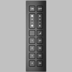 DK7302-BK Пульт управления SMART светильниками по протоколу Zigbee (после настройки с телефона) Denkirs 