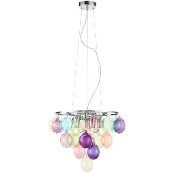 SL432.153.05 Светильник подвесной ST-Luce Хром/Разноцветный E27 5*60W SOSPIRO SL432.153.05 Светильник подвесной ST-Luce Хром/Разноцветный E27 5*60W SOSPIRO