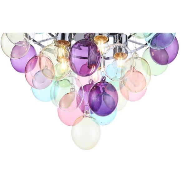 SL432.153.05 Светильник подвесной ST-Luce Хром/Разноцветный E27 5*60W SOSPIRO SL432.153.05 Светильник подвесной ST-Luce Хром/Разноцветный E27 5*60W SOSPIRO