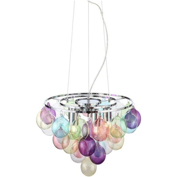 SL432.153.05 Светильник подвесной ST-Luce Хром/Разноцветный E27 5*60W SOSPIRO SL432.153.05 Светильник подвесной ST-Luce Хром/Разноцветный E27 5*60W SOSPIRO