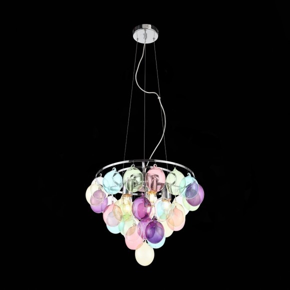 SL432.153.05 Светильник подвесной ST-Luce Хром/Разноцветный E27 5*60W SOSPIRO SL432.153.05 Светильник подвесной ST-Luce Хром/Разноцветный E27 5*60W SOSPIRO