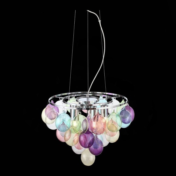 SL432.153.05 Светильник подвесной ST-Luce Хром/Разноцветный E27 5*60W SOSPIRO SL432.153.05 Светильник подвесной ST-Luce Хром/Разноцветный E27 5*60W SOSPIRO