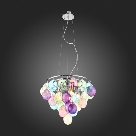 SL432.153.05 Светильник подвесной ST-Luce Хром/Разноцветный E27 5*60W SOSPIRO SL432.153.05 Светильник подвесной ST-Luce Хром/Разноцветный E27 5*60W SOSPIRO