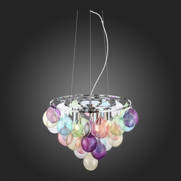 SL432.153.05 Светильник подвесной ST-Luce Хром/Разноцветный E27 5*60W SOSPIRO SL432.153.05 Светильник подвесной ST-Luce Хром/Разноцветный E27 5*60W SOSPIRO