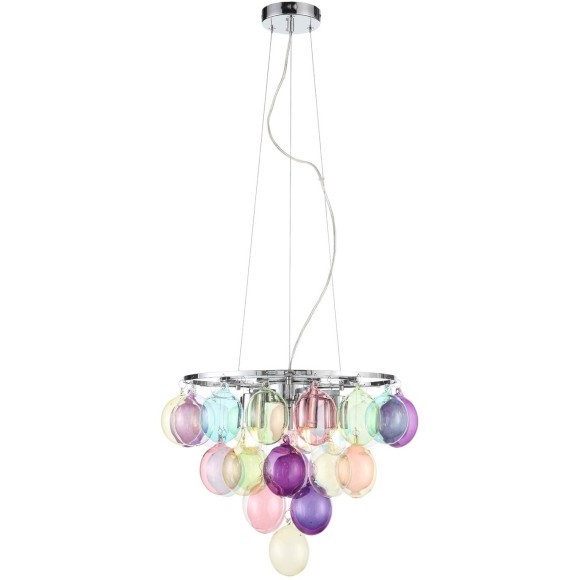 SL432.153.05 Светильник подвесной ST-Luce Хром/Разноцветный E27 5*60W SOSPIRO SL432.153.05 Светильник подвесной ST-Luce Хром/Разноцветный E27 5*60W SOSPIRO