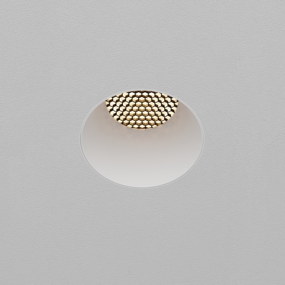 Встраиваемый светильник Maytoni Dip Hight+ LED Ra90 Lm1650 3000K IP20 15Вт 50° DL122-15W-3K-TRS-W